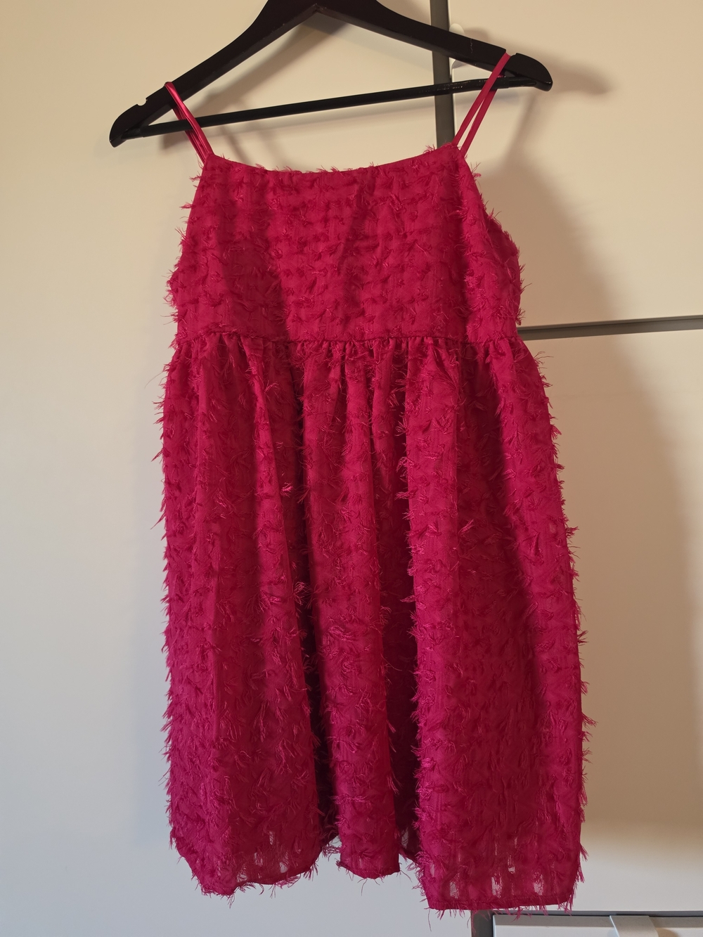 Wild Fable Adjustable Strap Textured Dress , with pockets